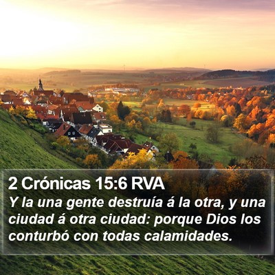 2 Crónicas 15:6 RVA Bible Verse Image