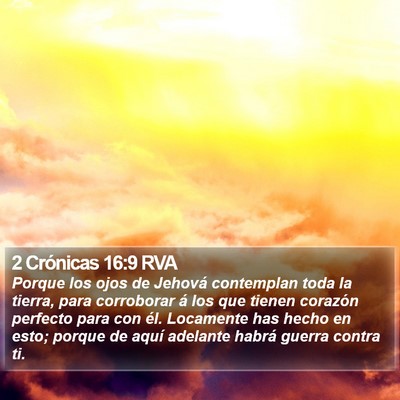 2 Crónicas 16:9 RVA Bible Verse Image