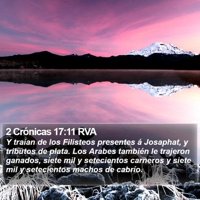 2 Crónicas 17:11 RVA Bible Verse Image