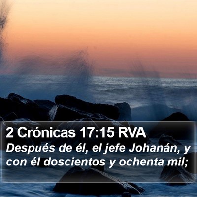 2 Crónicas 17:15 RVA Bible Verse Image