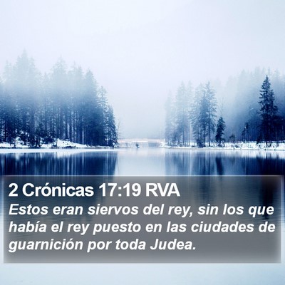 2 Crónicas 17:19 RVA Bible Verse Image