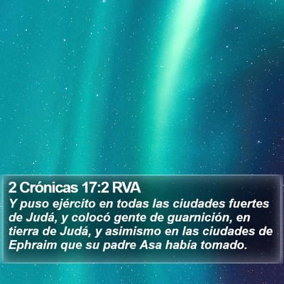 2 Crónicas 17:2 RVA Bible Verse Image