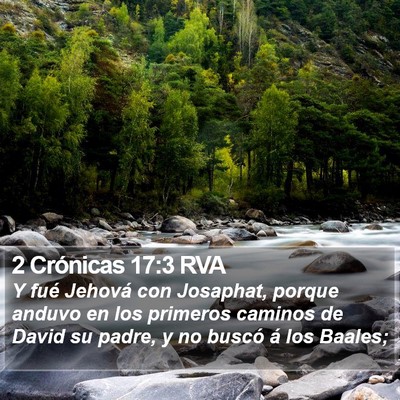 2 Crónicas 17:3 RVA Bible Verse Image