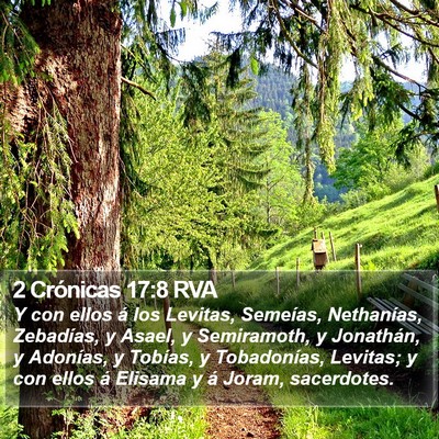 2 Crónicas 17:8 RVA Bible Verse Image