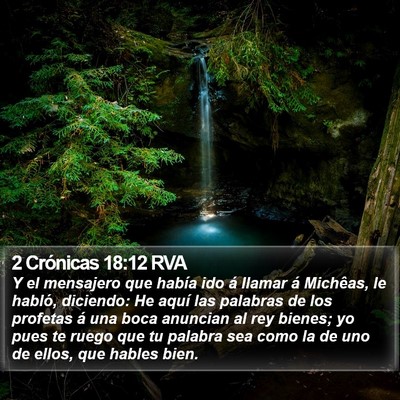 2 Crónicas 18:12 RVA Bible Verse Image