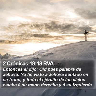 2 Crónicas 18:18 RVA Bible Verse Image
