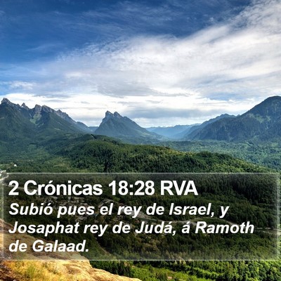 2 Crónicas 18:28 RVA Bible Verse Image