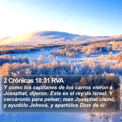 2 Crónicas 18:31 RVA Bible Verse Image