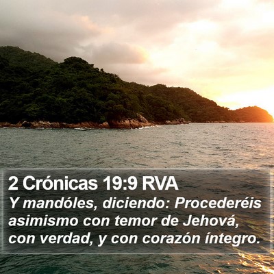 2 Crónicas 19:9 RVA Bible Verse Image