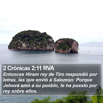 2 Crónicas 2:11 RVA Bible Verse Image
