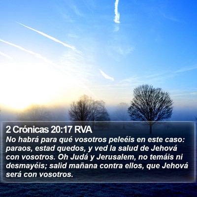 2 Crónicas 20:17 RVA Bible Verse Image