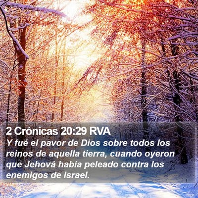 2 Crónicas 20:29 RVA Bible Verse Image