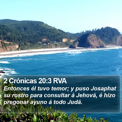 2 Crónicas 20:3 RVA Bible Verse Image