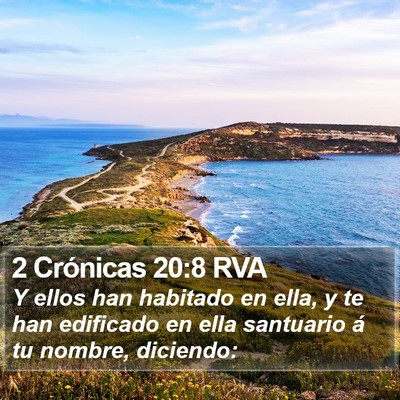 2 Crónicas 20:8 RVA Bible Verse Image