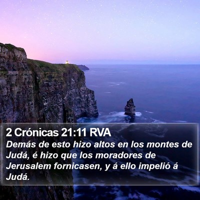 2 Crónicas 21:11 RVA Bible Verse Image