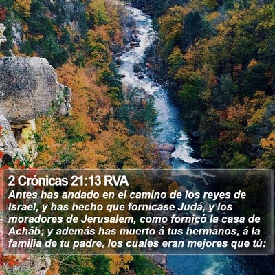 2 Crónicas 21:13 RVA Bible Verse Image