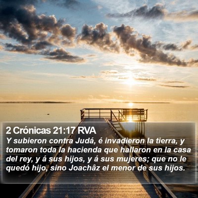 2 Crónicas 21:17 RVA Bible Verse Image