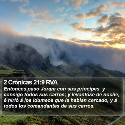 2 Crónicas 21:9 RVA Bible Verse Image