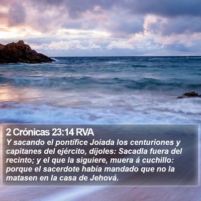 2 Crónicas 23:14 RVA Bible Verse Image