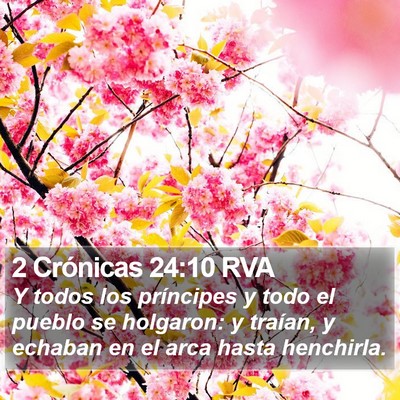 2 Crónicas 24:10 RVA Bible Verse Image