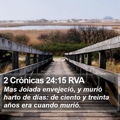 2 Crónicas 24:15 RVA Bible Verse Image