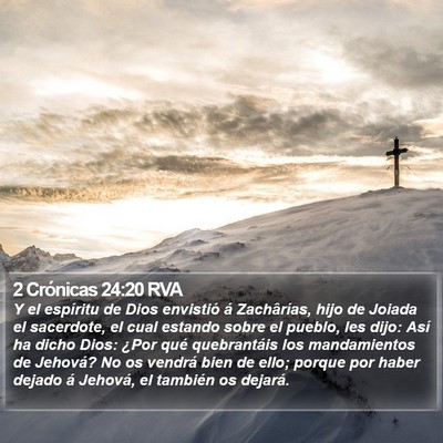 2 Crónicas 24:20 RVA Bible Verse Image