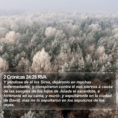 2 Crónicas 24:25 RVA Bible Verse Image