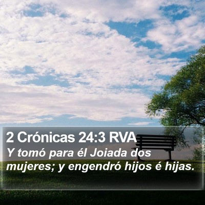 2 Crónicas 24:3 RVA Bible Verse Image
