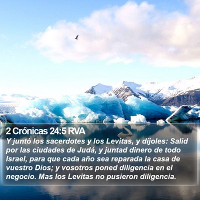 2 Crónicas 24:5 RVA Bible Verse Image