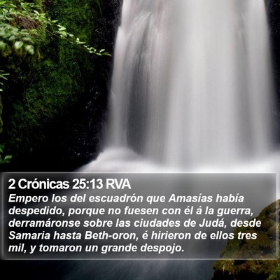 2 Crónicas 25:13 RVA Bible Verse Image