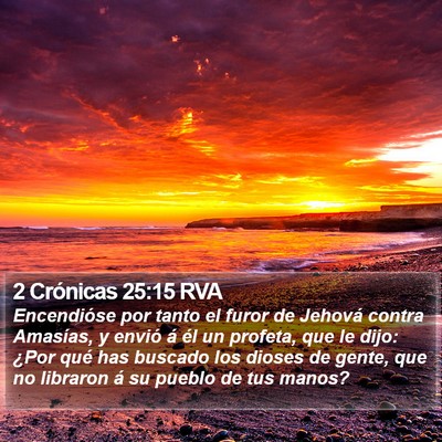 2 Crónicas 25:15 RVA Bible Verse Image