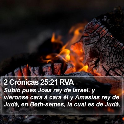 2 Crónicas 25:21 RVA Bible Verse Image