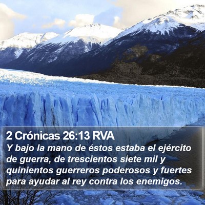 2 Crónicas 26:13 RVA Bible Verse Image