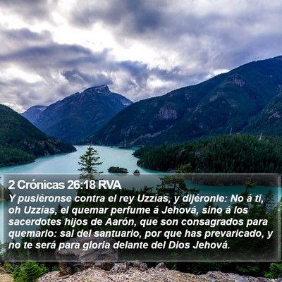 2 Crónicas 26:18 RVA Bible Verse Image