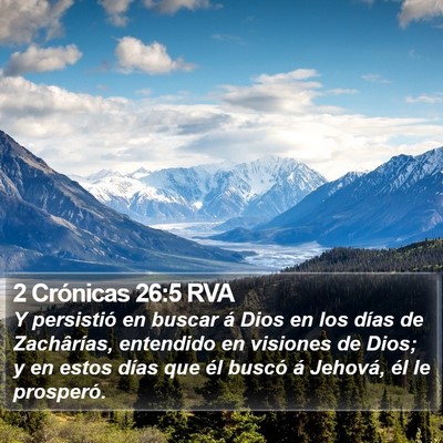 2 Crónicas 26:5 RVA Bible Verse Image