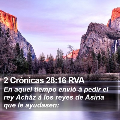 2 Crónicas 28:16 RVA Bible Verse Image