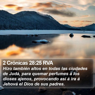 2 Crónicas 28:25 RVA Bible Verse Image