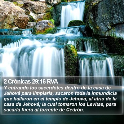 2 Crónicas 29:16 RVA Bible Verse Image