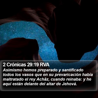 2 Crónicas 29:19 RVA Bible Verse Image