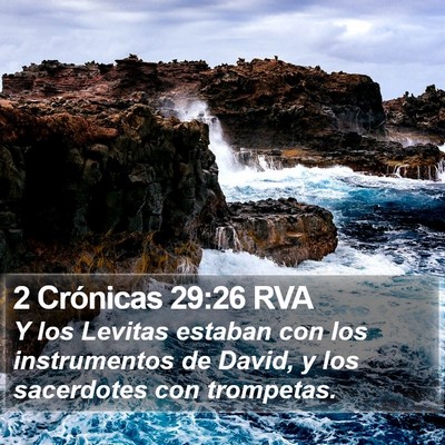 2 Crónicas 29:26 RVA Bible Verse Image