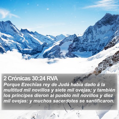 2 Crónicas 30:24 RVA Bible Verse Image