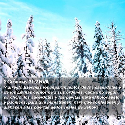 2 Crónicas 31:2 RVA Bible Verse Image
