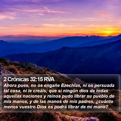 2 Crónicas 32:15 RVA Bible Verse Image