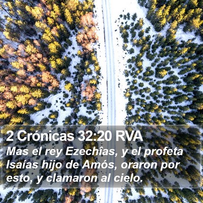 2 Crónicas 32:20 RVA Bible Verse Image