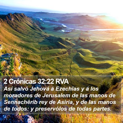 2 Crónicas 32:22 RVA Bible Verse Image