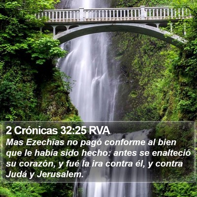 2 Crónicas 32:25 RVA Bible Verse Image