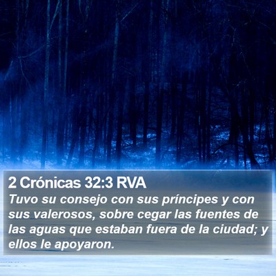 2 Crónicas 32:3 RVA Bible Verse Image