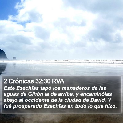 2 Crónicas 32:30 RVA Bible Verse Image