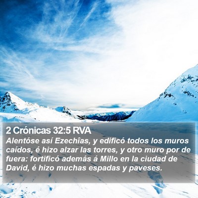 2 Crónicas 32:5 RVA Bible Verse Image