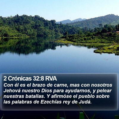2 Crónicas 32:8 RVA Bible Verse Image